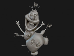 olaf Modelo de impresión 3D