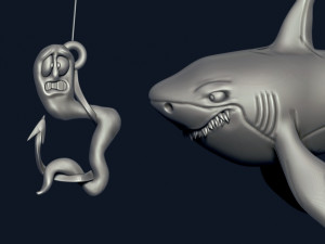 shark 3D Print Model