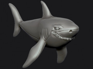 shark Model do druku 3D