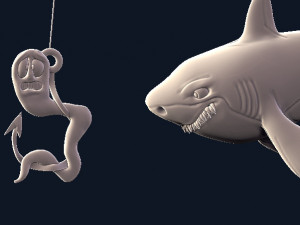 shark Model do druku 3D