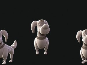 dog 3D 打印模型