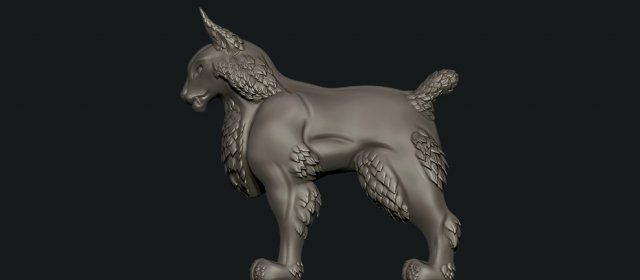 bigcat 3D Принт Модель .c4d .max .obj .3ds .fbx .stl .blend 
