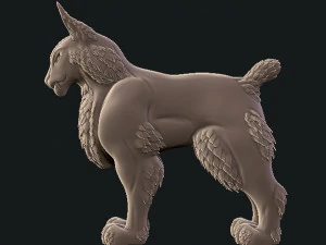 grande gatto Modello di stampa 3D