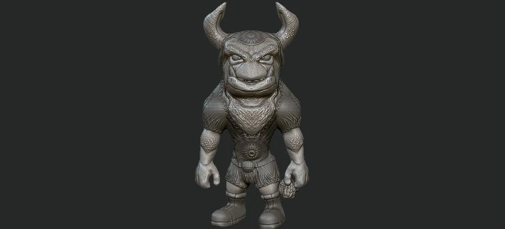 monster 3D Print Model .c4d .max .obj .3ds .fbx .stl .blend 