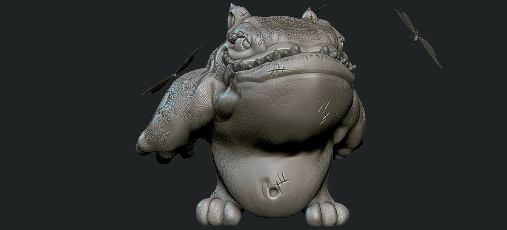 monster 3D Print Model .c4d .max .obj .3ds .fbx .stl .blend 