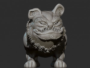 dog monster Modelo de impresión 3D