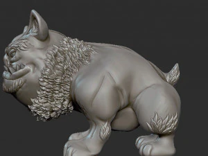 dog monster 3D Print Model