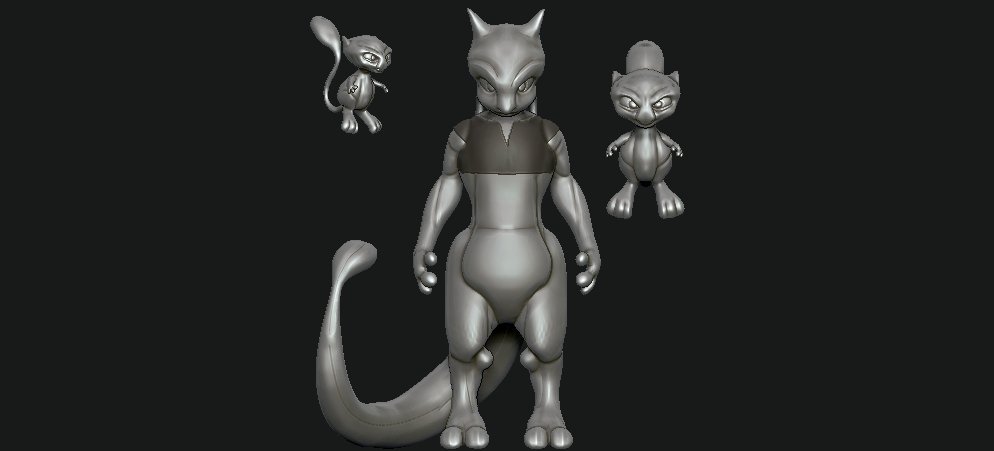 Pokemon Armor Mewtwo 3D model 3D printable