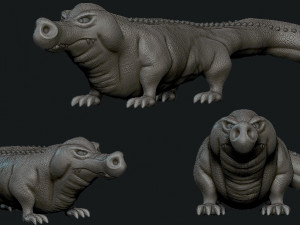 croco 3D 打印模型