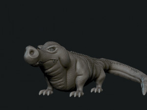 croco 3D 打印模型