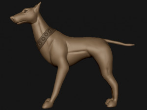 doberman Modelo de Impressão 3D