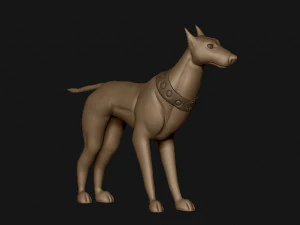 doberman 3D Print Model