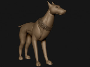 doberman Model Cetak 3D
