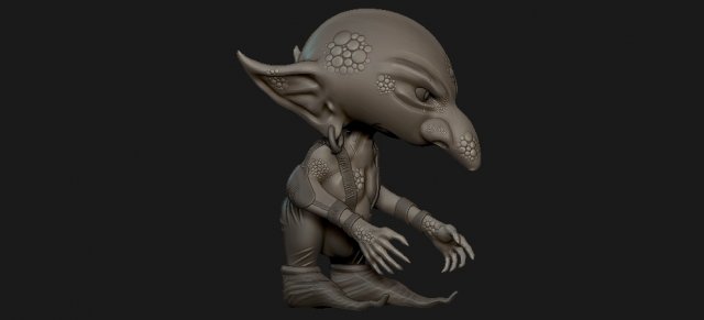 elf 3D Принт Модель .c4d .max .obj .3ds .fbx .stl .blend