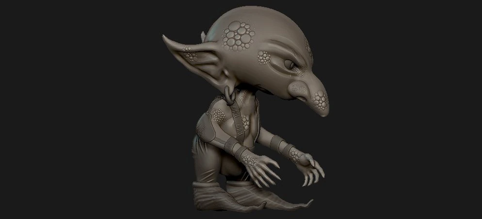 elf 3D Print Model .c4d .max .obj .3ds .fbx .stl .blend 