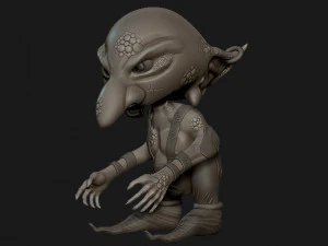elf 3D Print Model