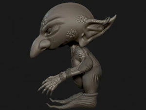 elf 3D Print Model