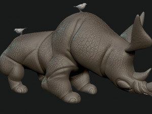 rhino 3Dプリントモデル