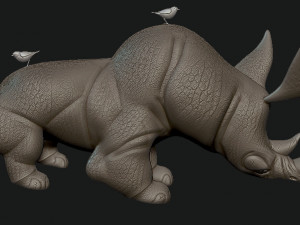 rhino 3Dプリントモデル