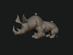 rhino 3Dプリントモデル
