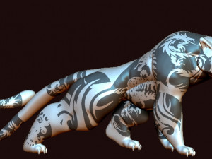 jaguar 3Dプリントモデル