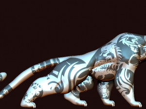 jaguar 3Dプリントモデル
