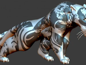 jaguar 3D Print Model