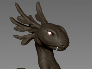 fire cartoon 3D Print Model