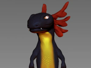 fire cartoon 3D Print Model