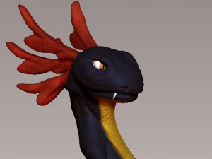fire cartoon 3D Print Model