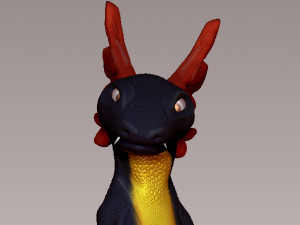 fire cartoon Modelo de impresión 3D