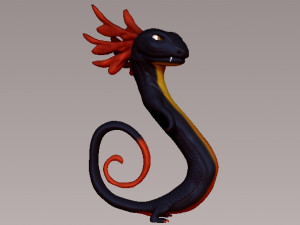 fire cartoon Modelo de impresión 3D