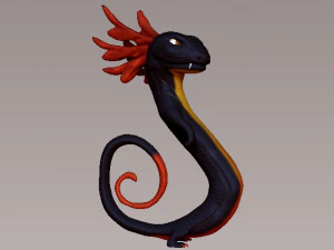 fire cartoon 3D Print Model