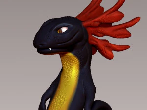 fire cartoon 3D Print Model