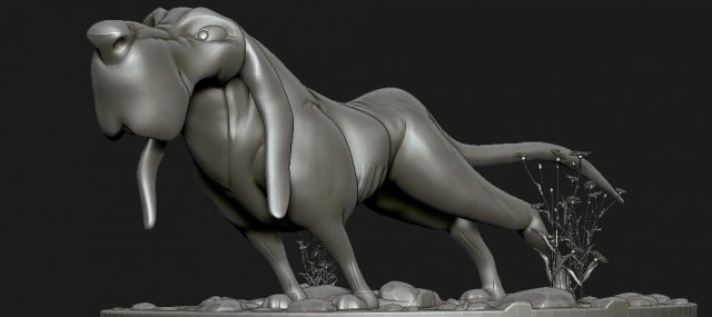 hunting 3D 프린트 모델 .c4d .max .obj .3ds .fbx .stl .blend 