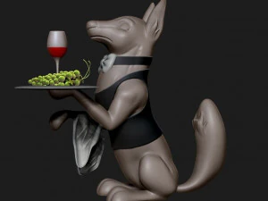 執事 3Dプリントモデル