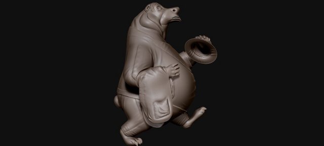 mr bear 3Dプリントモデル .c4d .max .obj .3ds .fbx .stl .blend 