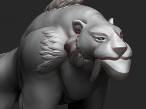 Saber tooth 3D Baskı Modeli