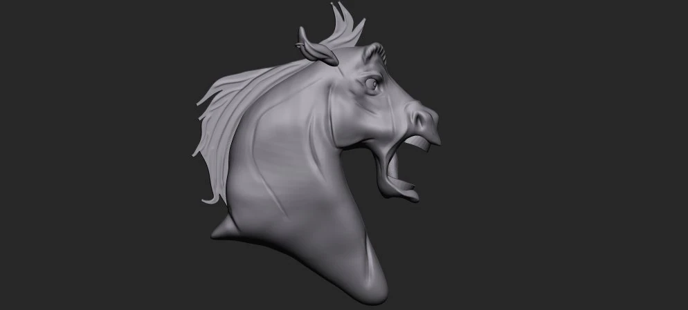 horse 3D Print Model .c4d .max .obj .3ds .fbx .stl .blend 