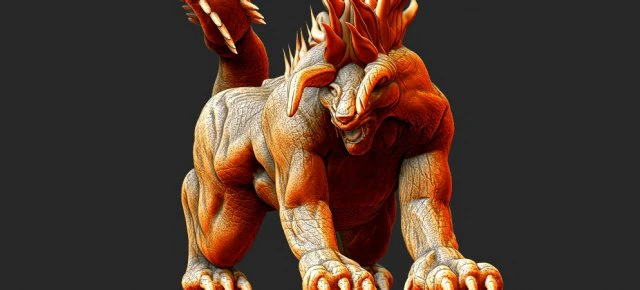 Behemont 3D Model .c4d .max .obj .3ds .fbx .stl .blend