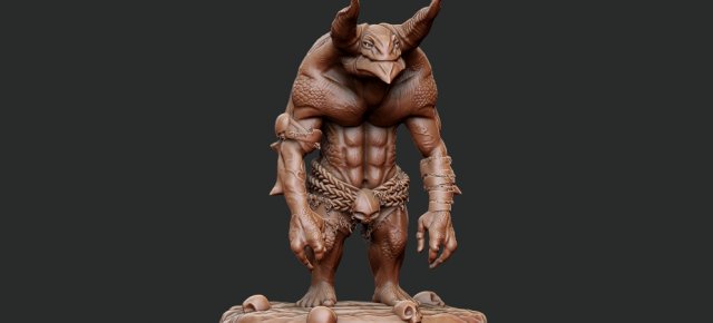 Quiron 3D Druckmodell .c4d .max .obj .3ds .fbx .stl .blend
