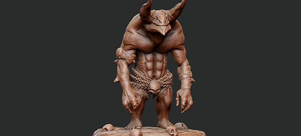 Quiron 3D Print Model .c4d .max .obj .3ds .fbx .stl .blend 