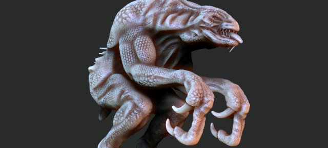 Krull Model Cetak 3D .c4d .max .obj .3ds .fbx .stl .blend 