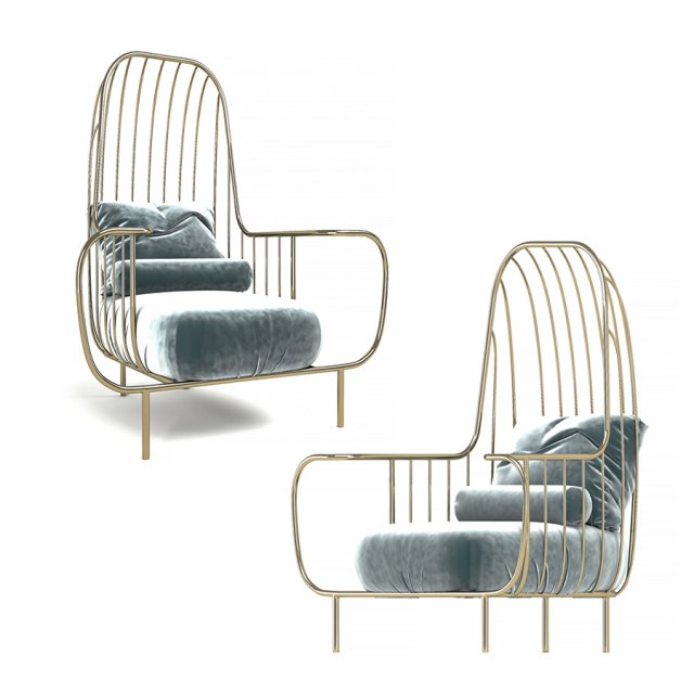 bessa armchair 3D 모델 .c4d .max .obj .3ds .fbx .stl .blend 