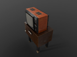 old soviet tv 3D Model