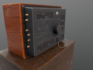 old soviet tv 3D Model