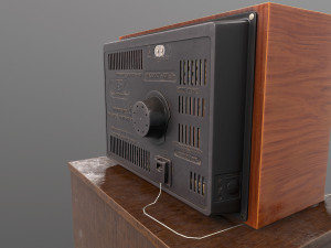old soviet tv 3D Model