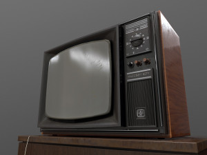 old soviet tv 3D Model