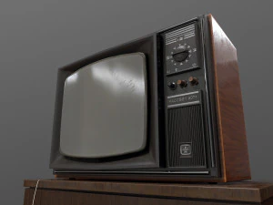 old soviet tv 3D Model