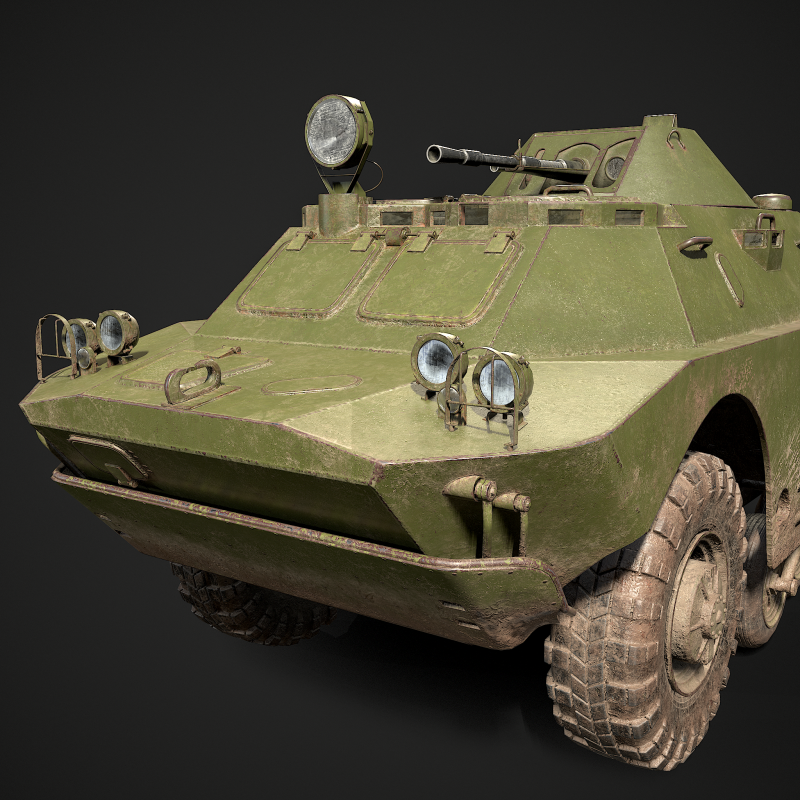 BRDM2 3D 모델 .c4d .max .obj .3ds .fbx .stl .blend 